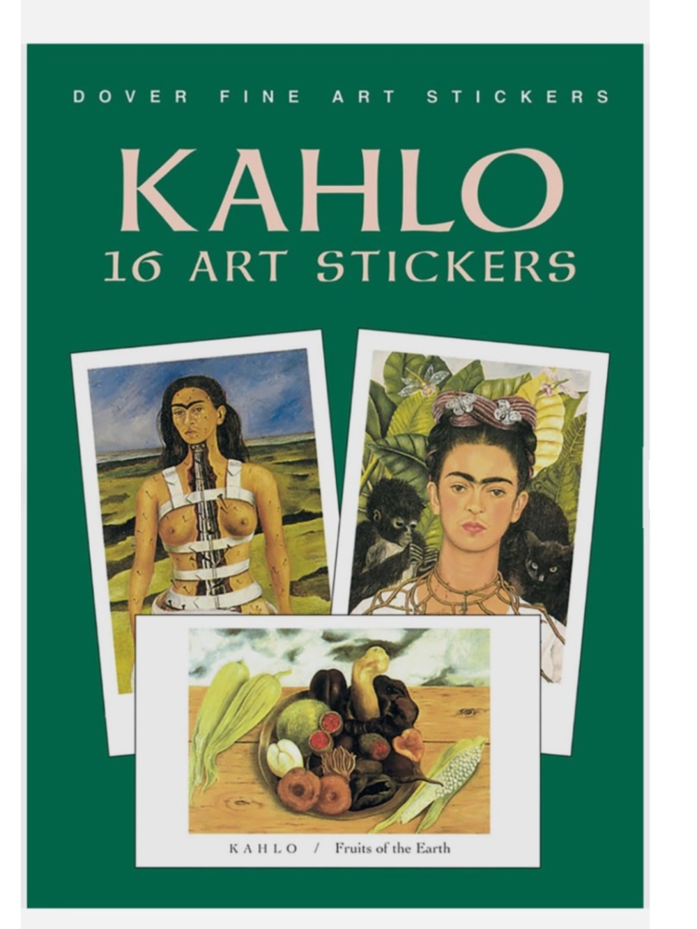 Kahlo - 16 Art Stickers - Journaling, Scrapbooking